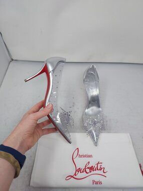 Christian Louboutin Jelly Strass Bow Wedding Crystal PVC Pump